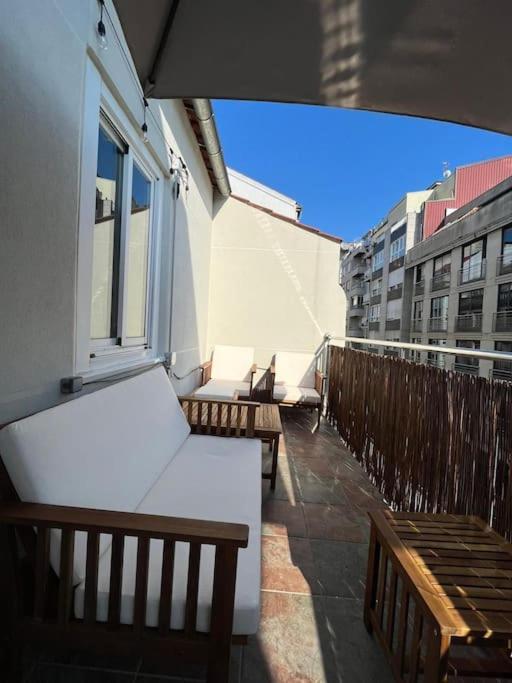 Appartamento Atico Vintage Con Terraza Vigo Esterno foto